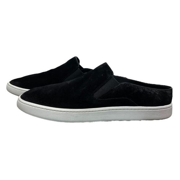 Vince Verrell Slide Sneakers Black Suede Women’s 7.5 Slip-On Casual Staple - Picture 10 of 14